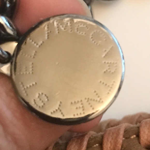 Stella McCartney Falabella Fringe Fold Over Mini Crossbody Bag Vegan - Picture 8 of 9